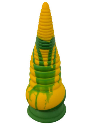 Gode ventouse tentacule Kraken 21 cm vert et jaune - WS-NV101A